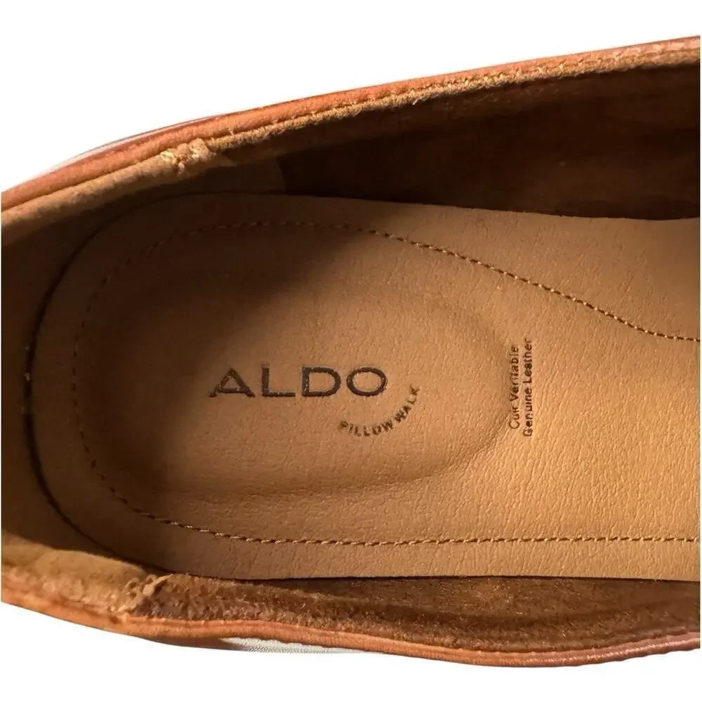 Aldo NEW Decker Brown Leather Lace Up Oxford Dress Shoes Size 13